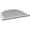 Ekena Millwork Round Top Surface Mount PVC Gable Vent: Functional, w/ 2"W x 1-1/2"P Brickmould Frame, 36"W x 34"H GVPRT36X3402SF - alternate 4
